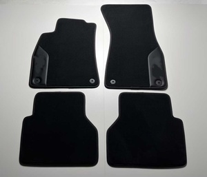 Alfombrilla de Piso <span class=keywords><strong>Interior</strong></span> de Cuero Bordado de Lujo YLD Personalizada para <span class=keywords><strong>Audi</strong></span>, Se Aceptan Logotipos Personalizados - Product Image 1