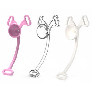 Mannelijke <span class=keywords><strong>Bondage</strong></span> Gear Drieweg Vaste Lange Korte Plastic Urineschaal Seksspeeltjes Met Negatieve Kuisheidsslokken Voor Mannen - Product Image 2