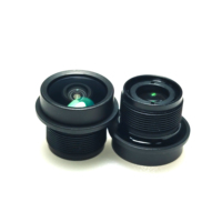 2.3mm F1.8 170 °   Objectif fisheye grand angle M12, étanche IP69 pour sonnette vidéo 360° °   Caméra de tableau de bord panoramique pour voiture, caméra de sécurité CCTV