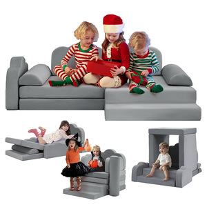Giving Tree <b>Kids</b> Modular <b>Sofa</b> Castle Play Stool High Resilience Foam 3 Years And Above - Product Image 3