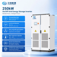Invertisseur tout-en-un 250 kW LiFePO4 à refroidissement liquide pour stockage solaire AC, idéal pour les usines chimiques industrielles, système hybride hors réseau/sur réseau