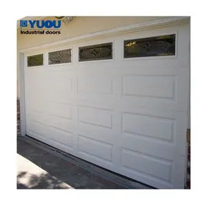Smart House Villa Exterior Steel Panel Sectional Insulating 9x9 Garage Door