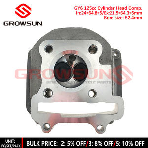 Kepala Silinder GY6 125CC 150CC 155CC 170CC 175CC 180CC untuk mesin 152QMI 157QMJ 4T skuter ATV TAOTAO ROKETA UM JMSTAR - Product Image 1