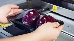 Food Tray Cling Film Wrapping Machine Designed for Supermarket Use with Efficient Cutting System - Product Image 6