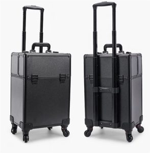 Boîte de rangement pour Nail Art à roulettes personnalisable, organisateur de vernis à ongles de grande capacité, chariot de maquillage, fermeture ouverte, <span class=keywords><strong>valise</strong></span> cosmétique - Product Image 3