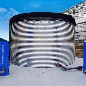 Modularer runder Wellstahl-Wasserbehälter Regenwasser-Sammlungstank