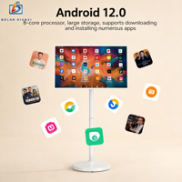 Écran intelligent mobile IPS de 27 à 32 pouces, alimenté par batterie, Full HD 60 Hz, Android 12, écran tactile rotatif, affiche numérique avec CMS intégré