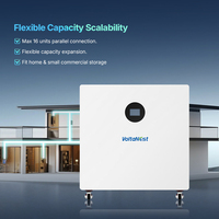 Batterie de stockage d'énergie domestique VoltaNest Mobile Split Stackable Hybrid Grid 51.2V 628Ah 32kWh avec BMS intelligent intégré LiFePO4