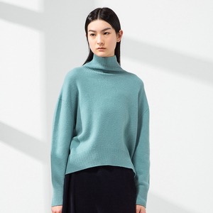 Nuovo Maglione a Collo Alto Invernale 2026 in 100% <span class=keywords><strong>Lana</strong></span> Merino Superfine per Donna - Product Image 1