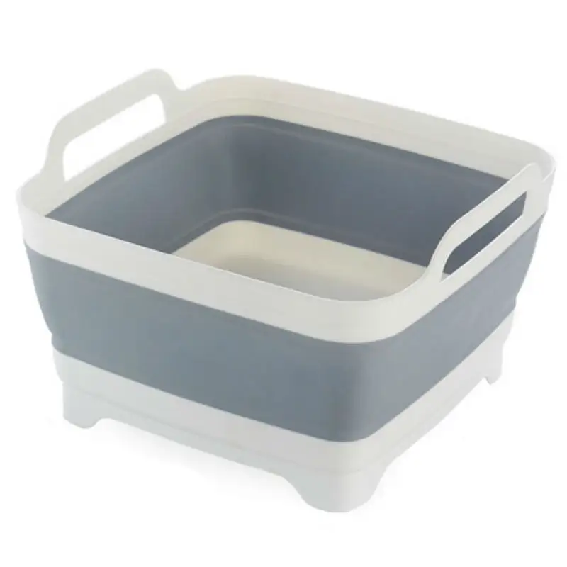 Collapsible home and kitchen products, foldable plastic g laundry basket kitchen food washing strainer