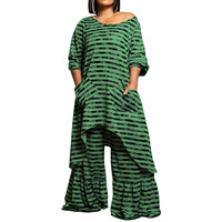 BR4668 Ensemble deux pièces de costume irrégulier de grande taille à la mode d'automne pour femmes