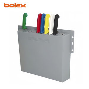 Bastidores de plástico para cuchillos montados en la pared o la mesa, soporte de almacenamiento, cuchillos de carnicero, cuchillos de <span class=keywords><strong>chef</strong></span>, juego de rollos, bolsas, cestas, vainas - Product Image 1
