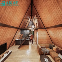 AKAY Maisons en conteneur préfabriquées de luxe Maison en A personnalisée en usine Maison en conteneur détachable