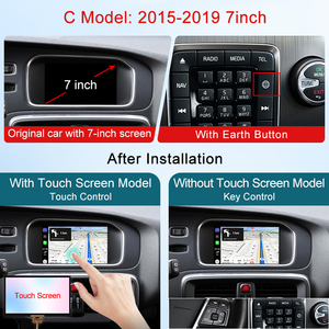 Module Carplay Android Auto sans fil Stwei, boîte AI pour voiture pour Volvo Xc60 Xc70 S60 S80 V60 V70 V40 (2011-2019), musique Bluetooth tactile - Product Image 4
