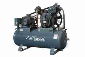 Compresor de Aire de Pistón Recíproco de Alta Presión y Uso Industrial con Tanque Receptor de Aire para Talleres Industriales - Product Image 2