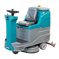 Machine de nettoyage de sols à usage intensif GIYO X9, machine de lavage de sols commerciale