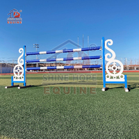 Supports en aluminium d'obstacle de saut de cheval portatifs