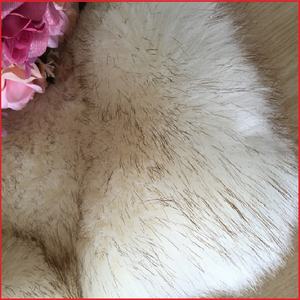 Ventes chaudes, <span class=keywords><strong>couverture</strong></span> en fausse <span class=keywords><strong>fourrure</strong></span> de <span class=keywords><strong>renard</strong></span> blanc de haute qualité, chaude pour l'hiver - Product Image 5