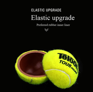 4 <span class=keywords><strong>balles</strong></span> <span class=keywords><strong>de</strong></span> <span class=keywords><strong>tennis</strong></span> Teloon Tour Professional - Caoutchouc durable, design portable pour l'entraînement des joueurs avancés et l'utilisation sportive - Product Image 3