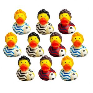 Pato de Goma de 2 Pulgadas con Logotipo Personalizado, Juguete de Baño Flotante, Duradero y Seguro para Bebés - Product Image 1