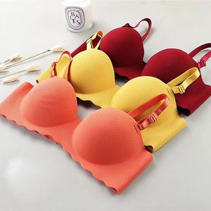 Sujetador para Mujeres con Pechos Pequeños, Precio Económico, Color Sólido, Tirantes Ajustables, Sin Varillas, Venta al por Mayor, Sujetador para Damas - Product Image 3