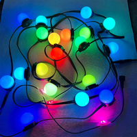 Adressable RGB RGBW LED Pixel Ampoule Guirlande Lumineuse 50mm LED Pixel Lumière SPI/DMX512 Étanche DC12V DC24V IP68 Led Point