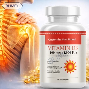 Cápsulas de Vitamina D3 50000 UI K2 MK7 OEM/ODM, Suplemento Dietético para la Salud Ósea y el Apoyo Inmunológico - Product Image 1