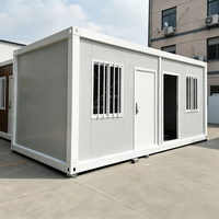 Maison modulaire portable de 40 pieds en acier durable, démontable, en kit, conteneur habitable, Casas Prefabricadas