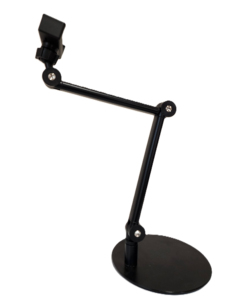 Support de téléphone portable pliable 360° °   Support universel rotatif antidérapant en métal flexible pour tous les téléphones, pour une utilisation sur le bureau/le lit - Product Image 5