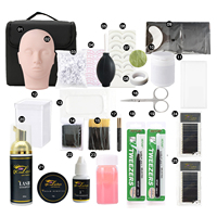 Kits de formation pour extensions de cils, kit de démarrage pour débutants, extensions de cils personnalisées avec logo, kit d'extensions de cils avec mannequin, beauté des cils