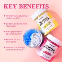 9 pièces/boîte, vente en gros, crème corporelle colorée, hydratante, nourrissante, beurre de karité, crème corporelle fouettée