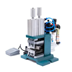 EW-10 4F Vertical pneumatic peeling air-wire stripping machine stripper Pneumatic press cable Peeling Machine