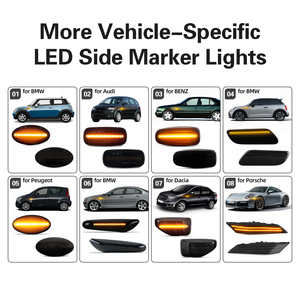 Luce Indicatore <span class=keywords><strong>di</strong></span> Direzione Laterale a LED per <span class=keywords><strong>Opel</strong></span> <span class=keywords><strong>Corsa</strong></span> C 2000-2006 Combo 2001-2012 Astra F 1999-2000 Tigra 1994-2000 - Product Image 4