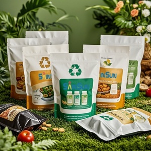 <b>Bags</b> Aluminum Foil Food Grade Plastic Plant Powder Maize Flour Instant Tea Stand up <b>Zip</b> Lock Pet Food Packaging Pouch <b>Bags</b> - Product Image 1