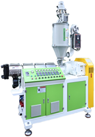 Machine d'extrusion automatique de protection de câbles électriques en tuyaux ondulés, compatible HDPE/XPS/LDPE/ABS/PET, haute productivité, avec plaques