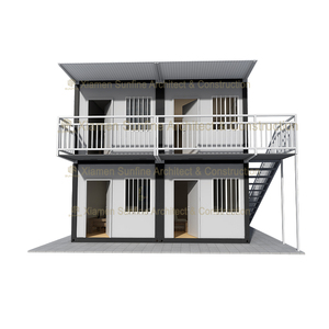 Maison préfabriquée moderne personnalisée à 2 chambres, module démontable, kit de maison conteneur à assembler - Product Image 2