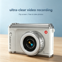 Cámara Digital Retro para Niños, 720p 1080p 48MP CMOS, con Luz de Relleno, Plegable, para Viajes al Aire Libre, Vlogging, Principiantes, Venta al por Mayor de Fábrica