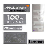 Autocollant thermocollant lumineux personnalisé, étiquette graphique en silicone 3D, décalcomanie à repasser pour T-shirt, vêtements et textiles
