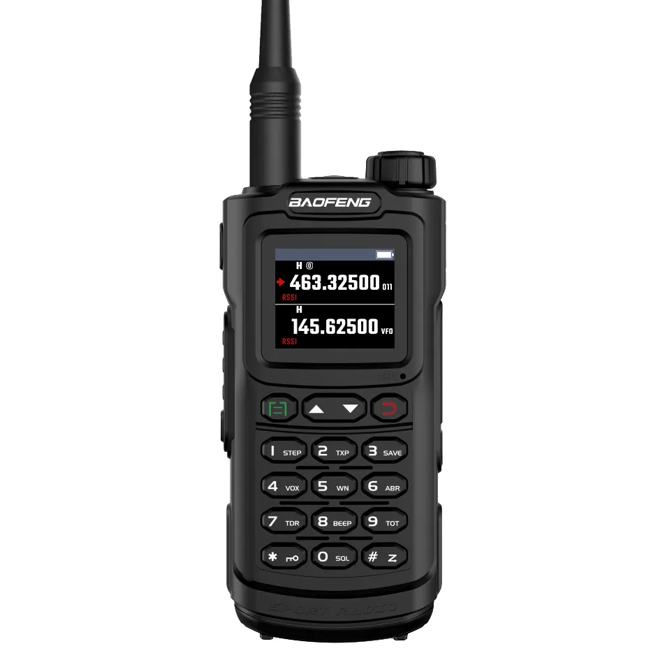 2024 BAOFENG asli pabrik Tri Band UV-20 Radio Ham genggam hf transceiver kekuatan tinggi Walkie Talkie UV20 Baofeng 2Way Radio