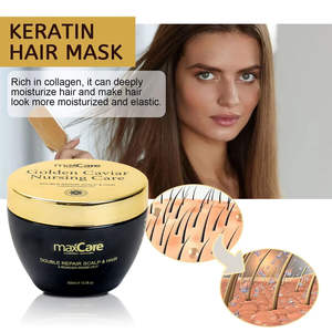 מסכת שיער אורגני יוקרה באיכות גבוהה קוויאר איכותי מזין טיפול חלבון יבש פגום - Product Image 3