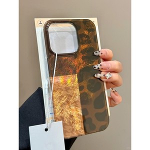 <span class=keywords><strong>Coque</strong></span> de téléphone antichoc OEM d'usine, style rétro américain, imprimé léopard, avec surpiqûres, pour <span class=keywords><strong>iPhone</strong></span> 17, 16, 15, 14, 12, 13, 11 Pro, Pro Plus - Product Image 3