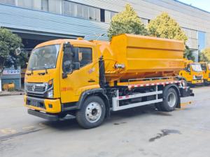 Camión de Limpieza de Alcantarillado y Fosas Sépticas con Control Remoto 4×2, 12000L, Motor Diésel Yuchai, para Exportación - Product Image 4