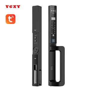 थोक चेहरा पहचान फिंगरप्रिंट लॉक 35 मिमी संकीर्ण बेजल सेल फोन ट्यूया एल्यूमीनियम दरवाजा कोड लॉक स्वचालित स्मार्ट दरवाजा लॉक - Product Image 1