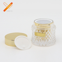 Botol akrilik emas kustom 30/50g, wadah Serum Perawatan Kulit ruang ganda