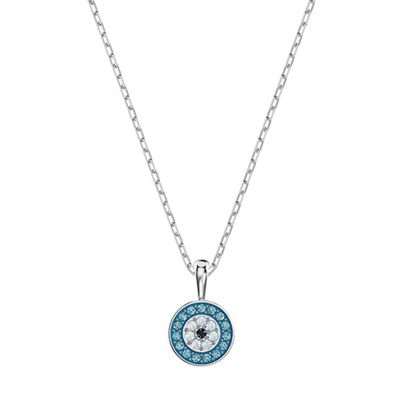 Alloy Platinum round necklace
