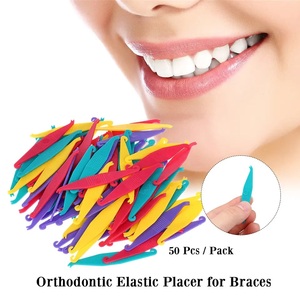 UM Assorted Color ortodontico dentale elastico Placer 50 pezzi elastici per legatura di colore misto - Product Image 5