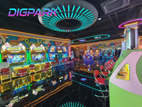 Terminal Pembaca Kartu All-in-One untuk Mesin Pembayaran di Taman Hiburan/Arcade dengan Penerima Koin Kode QR dan Pembaca Kartu RFID