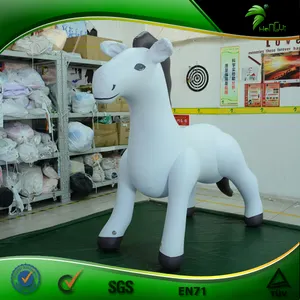 Hongyiインフレータブル馬動物のおもちゃきしむインフレータブル馬xxx大型3D漫画バルーン