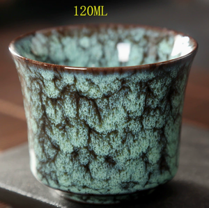 Tazón de Té Kung Fu Hecho a Mano con Esmalte Alterado en Horno, 120 ml, Taza Maestra de Cerámica Colorida, Set de Regalo para Amantes del Té - Product Image 2