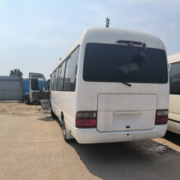 Autocar de luxe diesel d'occasion pour passagers, avec transmission manuelle, 16-30 places, Henan
